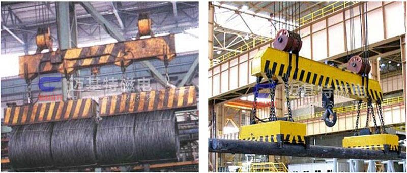 MW03系列吊運(yùn)鋼坯、板坯用和翻轉(zhuǎn)板坯用起重電磁鐵